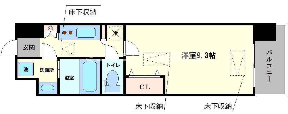 NORTH VILLAGE BIRTH PLACEの間取り