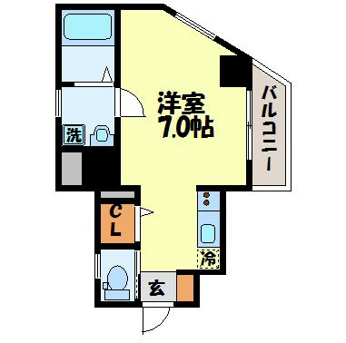 フォレスト大黒（大黒町）の間取り