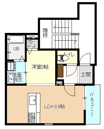 プライムステージ松福の間取り