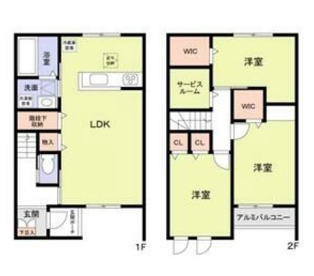 (仮称)宮前区南野川新築計画の間取り