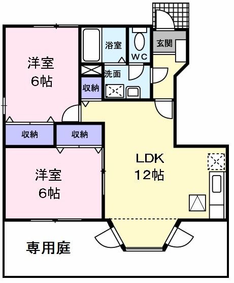 エクセレントヴィラ一番館の間取り