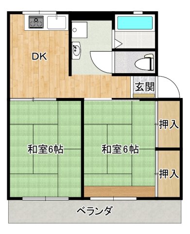 ソファレハイツIIの間取り