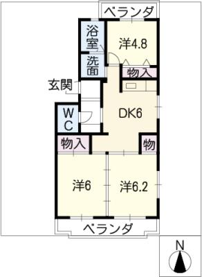 サンシャイン１２の間取り