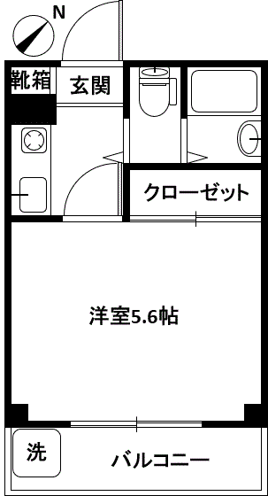 サンライズ貫井の間取り