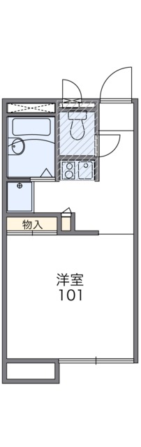 レオパレスアヤメの間取り