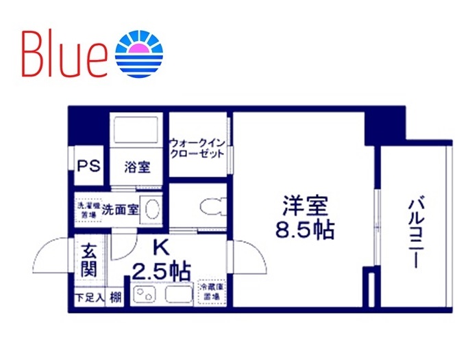 ブル一ウッド金沢八景の間取り