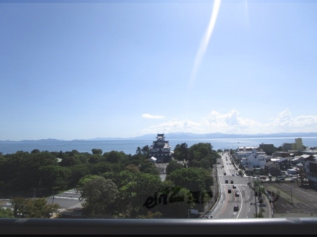 【長浜市公園町のマンションの眺望】