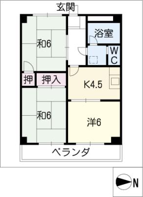 第一カザー後藤の間取り