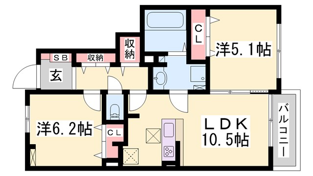 エルモンテの間取り