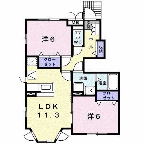 カサブローテの間取り