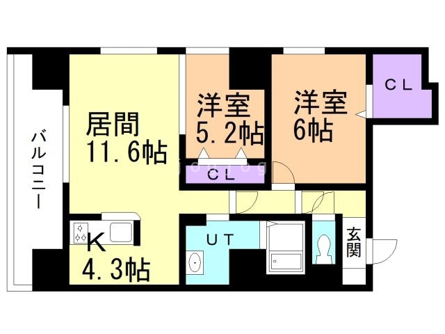 グラン札幌の間取り