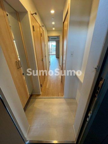 バルコニー　外からの目が気にならないバルコニーで洗濯物が干せます