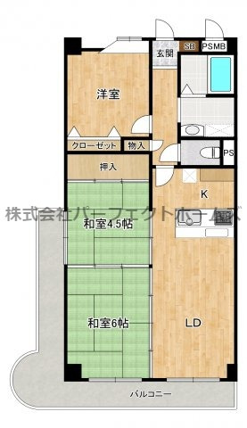 枚方パークハイツの間取り