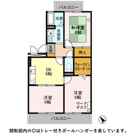 グリーンハイツ本八幡壱番館の間取り