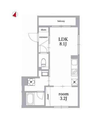 ケイズ表参道の間取り