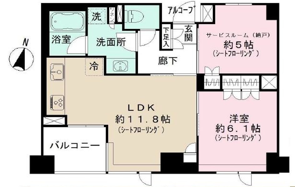 コスモ・イオ桜新町の間取り