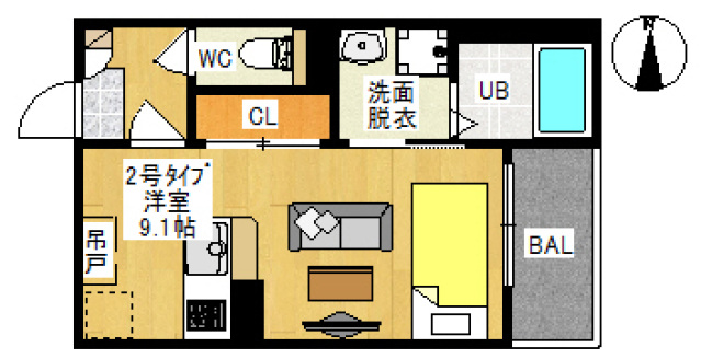 REGALEST 大元の間取り