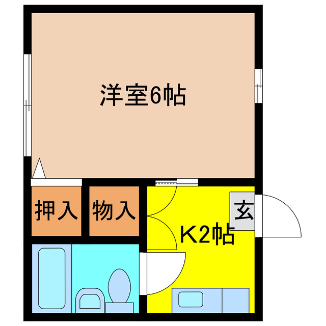 マルエ荘の間取り