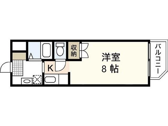 広島市安佐南区大塚東のマンションの間取り