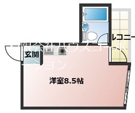 伊丹市伊丹のマンションの間取り