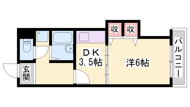 MISTRAL岡田の間取り