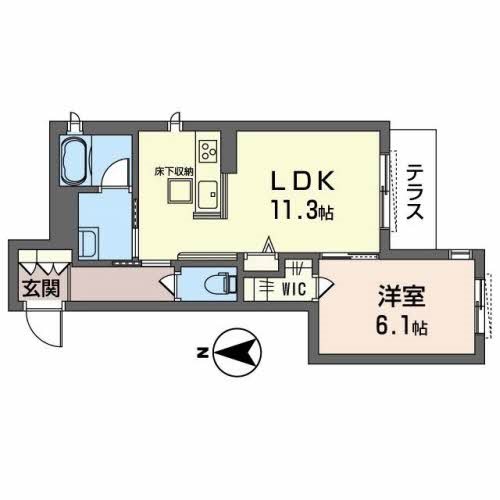 ル　ボヌール　ヤエの間取り