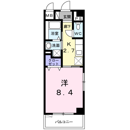 アーバンライフ　銘苅の間取り