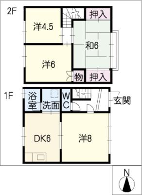 タウンハウス安田の間取り