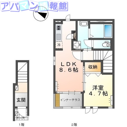 エルア　マウナの間取り