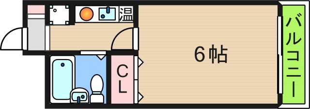 【バレーロ住之江の間取り】