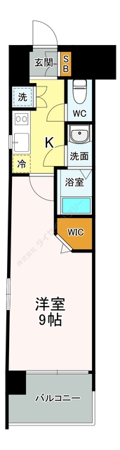 広島市中区大手町のマンションの間取り