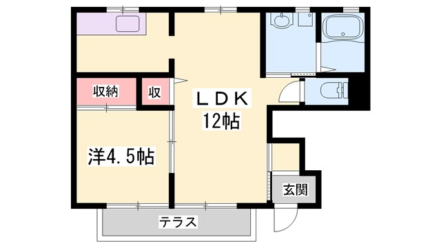 ソレジオ桜の間取り