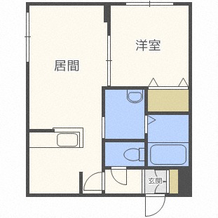 デイズ環状通東の間取り