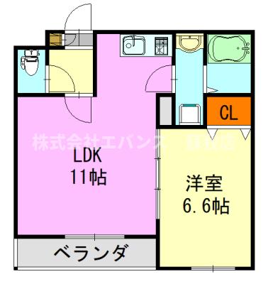 ジーメゾン千葉ウエストの間取り