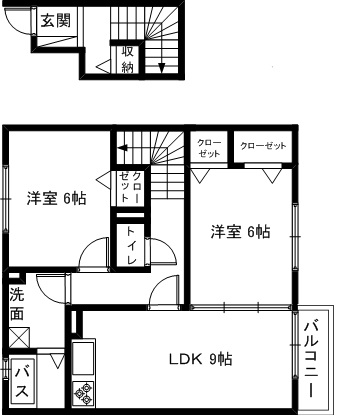 シーザリオの間取り