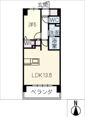 エトワール本郷駅前の間取り