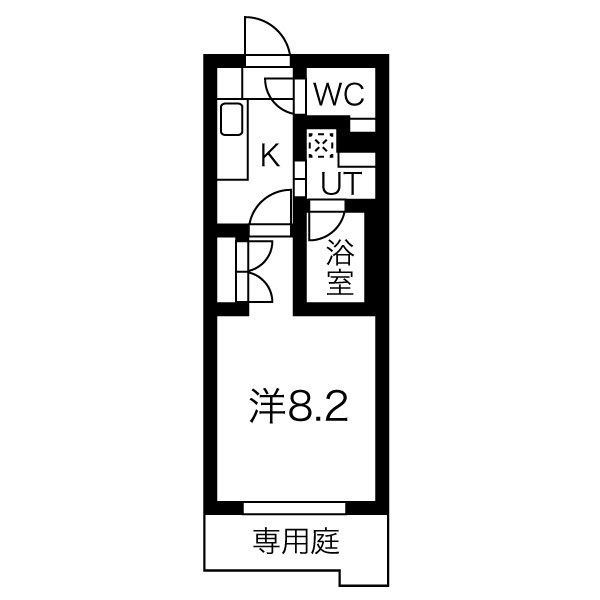 名古屋市千種区本山町のマンションの間取り