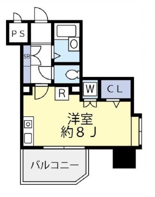 品川区大井のマンションの間取り