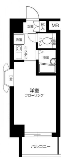 スカイコート駒場東大前の間取り