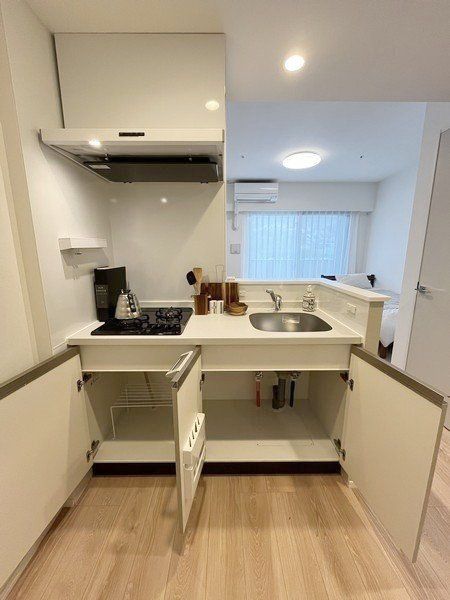 キッチン　※モデルルーム（代表タイプ）のため家具等は付きません