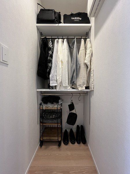 収納　※モデルルーム（代表タイプ）のため家具等は付きません