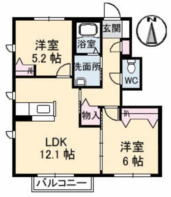 ｉｍａｇｅ　Ｍ　Ａ棟の間取り