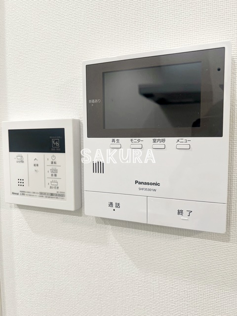 セキュリティ　安心のモニター付きインターホンです♪