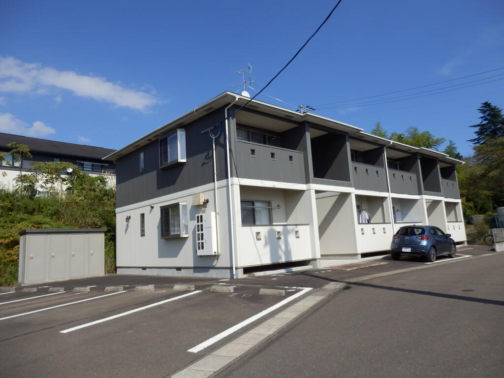 建物外観　反転タイプのお部屋となります