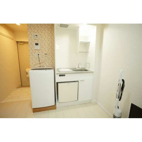 キッチン　ＩＨコンロ・ミニ冷蔵庫付きキッチン