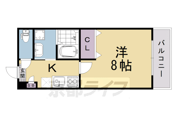ZEN烏丸五条の間取り写真