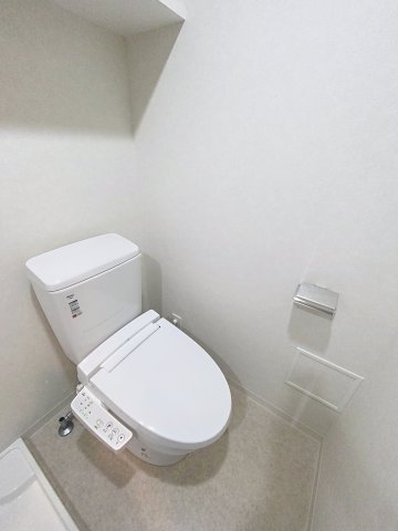 トイレ　ゆったりとした空間のトイレです