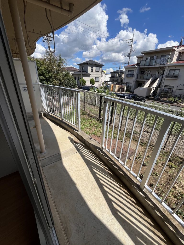 バルコニー　庭