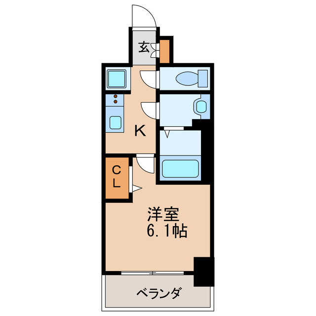 プレサンスSAKAEフロントの間取り写真