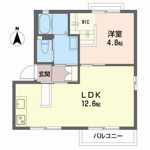 ＪＲ仙石線 福田町駅 徒歩9分 2階建 築30年の間取り写真